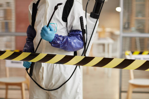 Professional Hoarding Cleanup technician working in Titusville, NJ